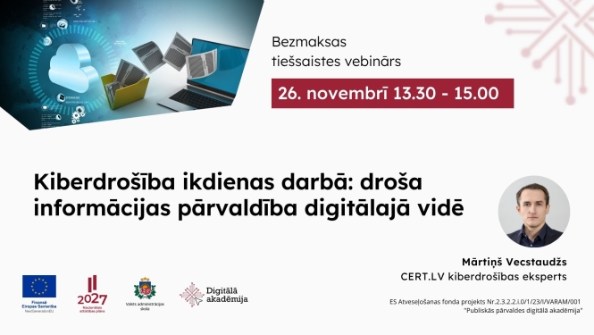 Kiberdrošības vebinārs