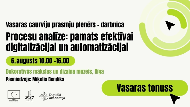 Procesu analīze: pamats efektīvai digitalizācijai un automatizācijai