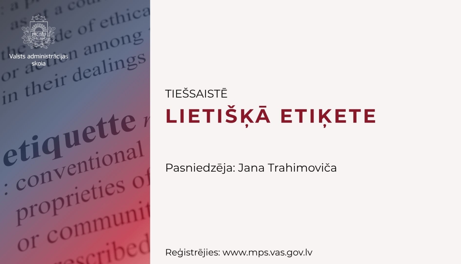 Lietišķā etiķete