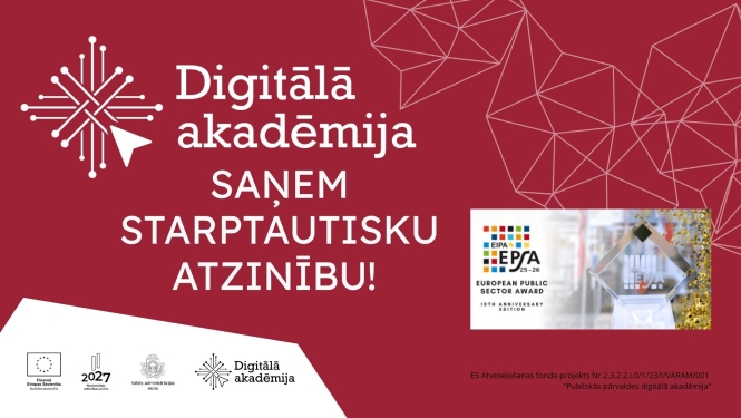 saņem starptautisko atzinību