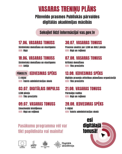 Vasaras treniņs plāns labots