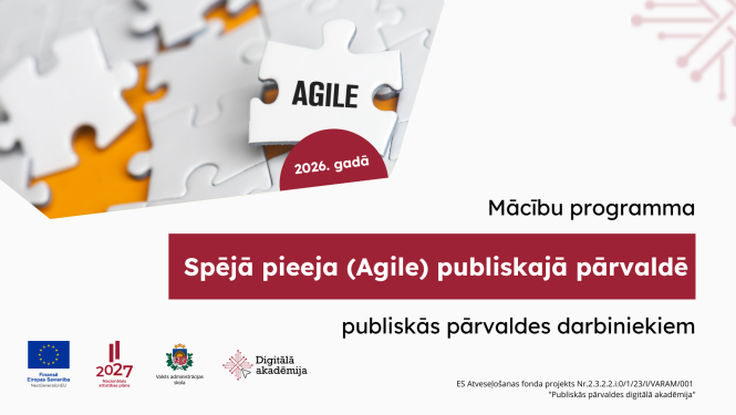 Mācību programma "Agile publiskajā pārvaldē"