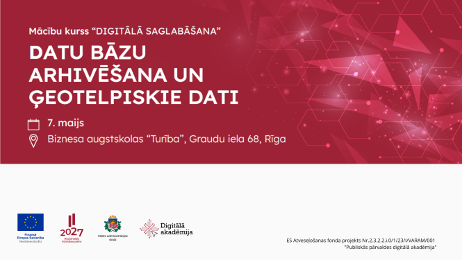 Datu bāzu arhivēšana un ģeotelpiskie dati