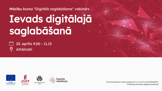 Ievads digitālajā saglabāšanā