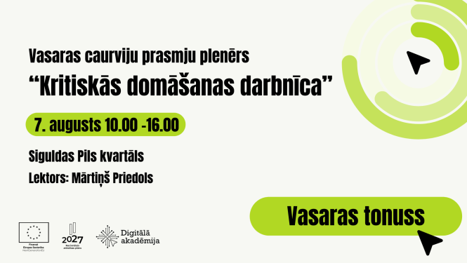 Kristiskā domāšana Siguldā