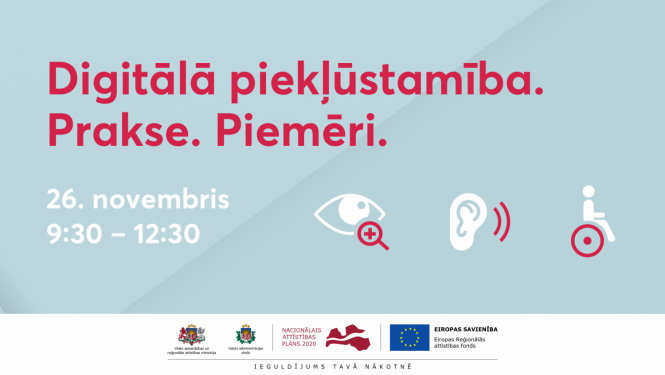 Digitālā piekļūstamība. Prakse. Piemēri.