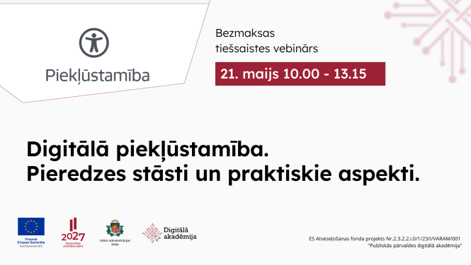 Digitālā piekļūstamība 21. maijs