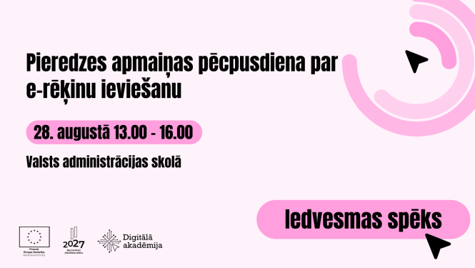 Pieredzes apmaiņas pēcpusdiena par e-rēķinu ieviešanu