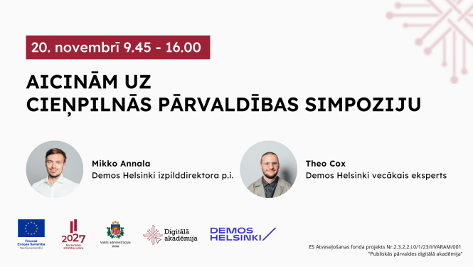 Aicinām uz cieņpilnās pārvaldības simpoziju