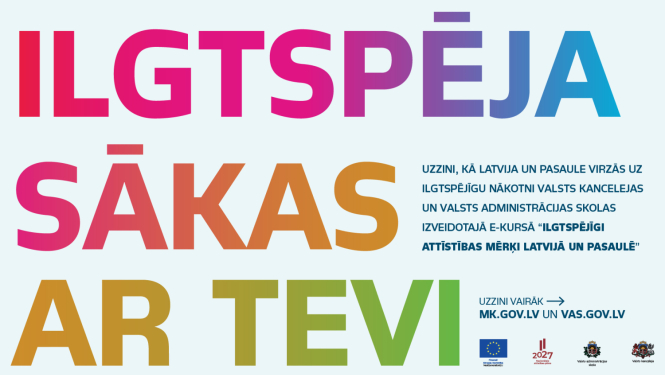 Ilgtspēja sākas ar Tevi