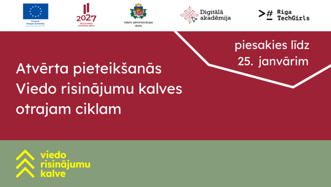 Atvērta pieteikšanās Viedo risinājumu kalves otrajam ciklam