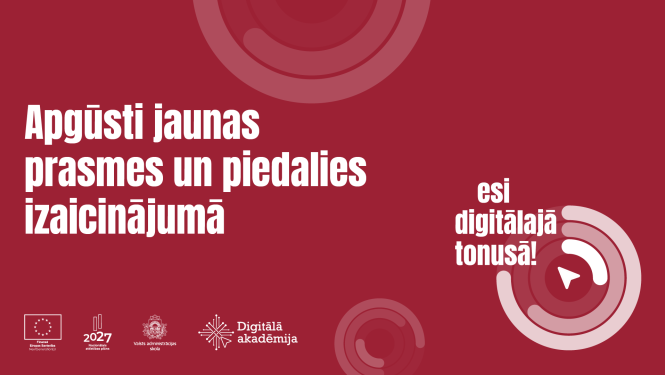 Apgūsti jaunas prasmes un piedales izaicinājumā