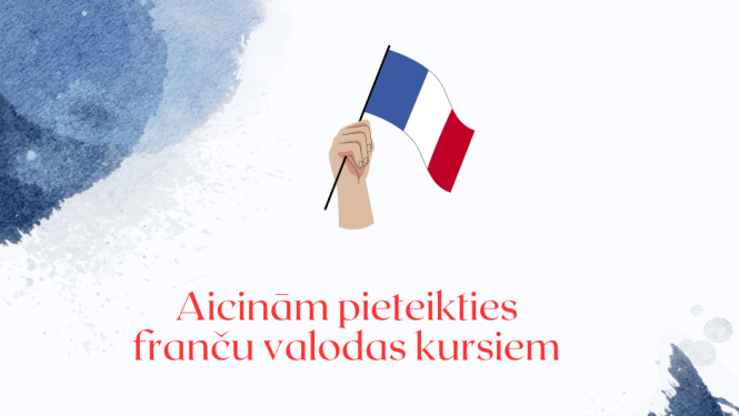 Roka ar Francijas karogu