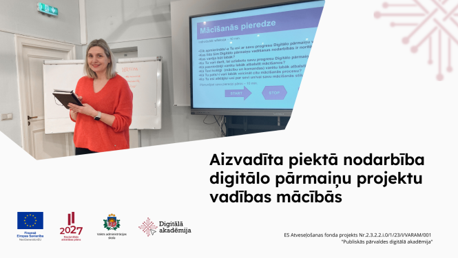 Aizvadīta piektā nodarbība