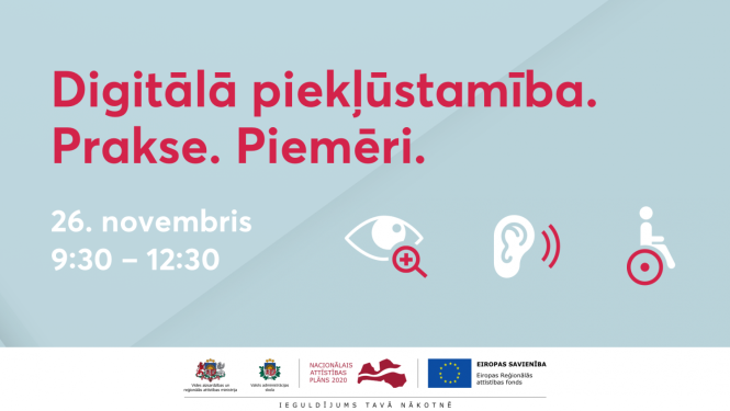 Digitālā piekļūstamība. Prakse. Piemēri.