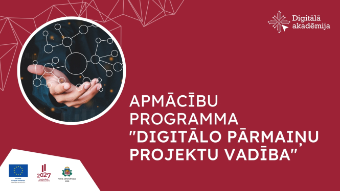 apmacibu programma digitalo pārmaiņu projektu vadība