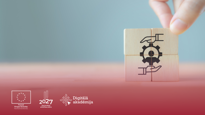 ES logo un vizualizācija