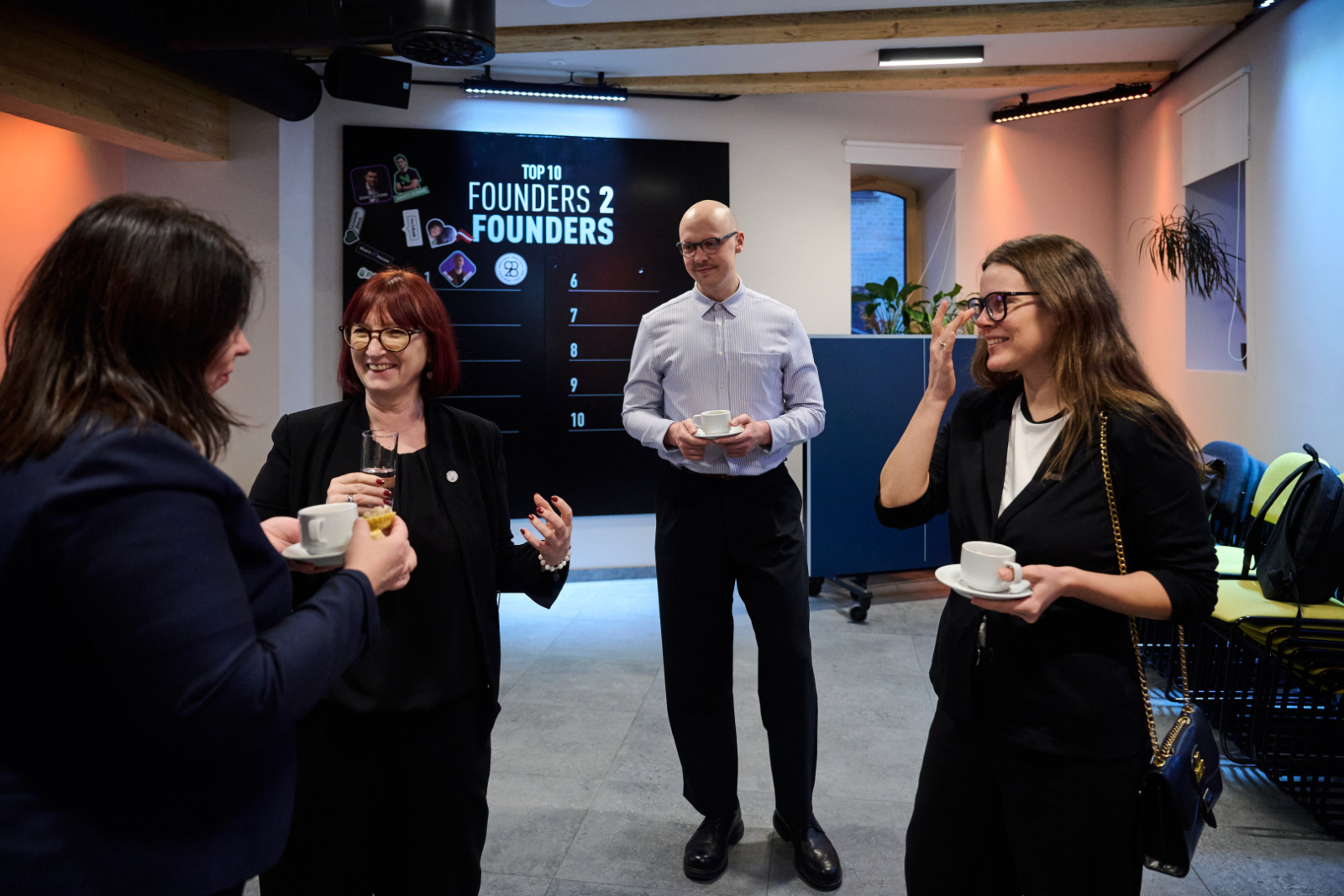 Attēlā pasākuma dalībnieki