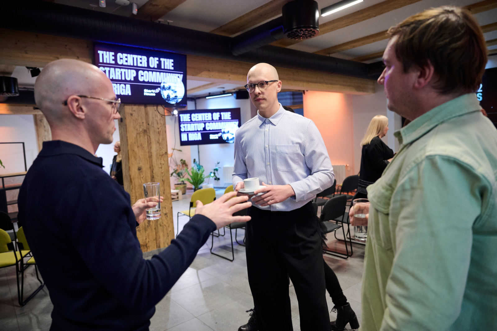 Attēlā pasākuma dalībnieki