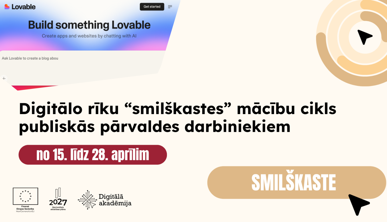 Digitālo rīku “smilškastes” mācību cikls publiskās pārvaldes darbiniekiem