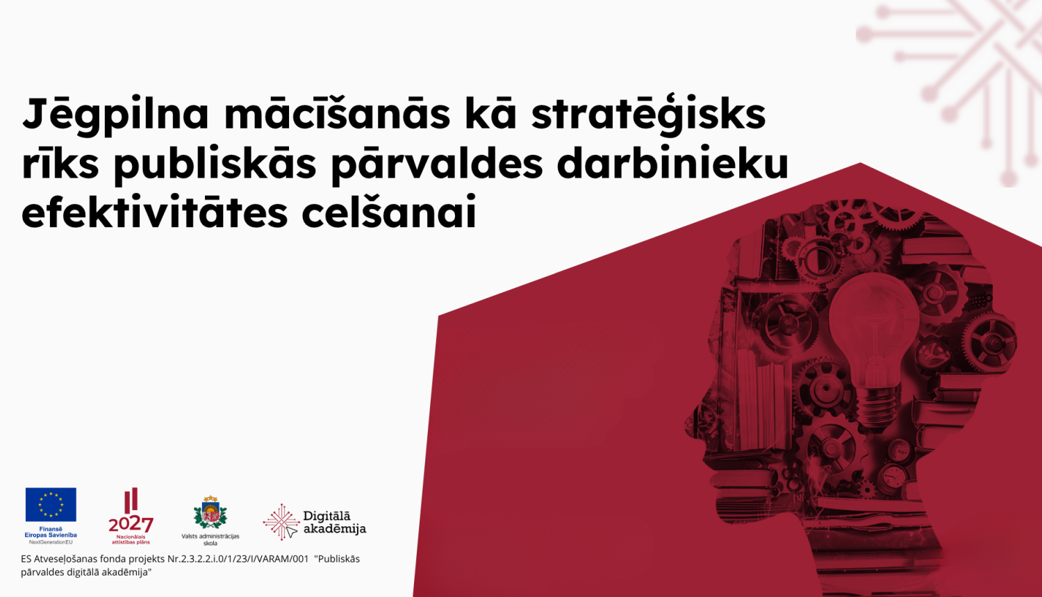 Jēgpilna mācīšanās kā stratēģisks rīks publiskās pārvaldes darbinieku efektivitātes celšanai