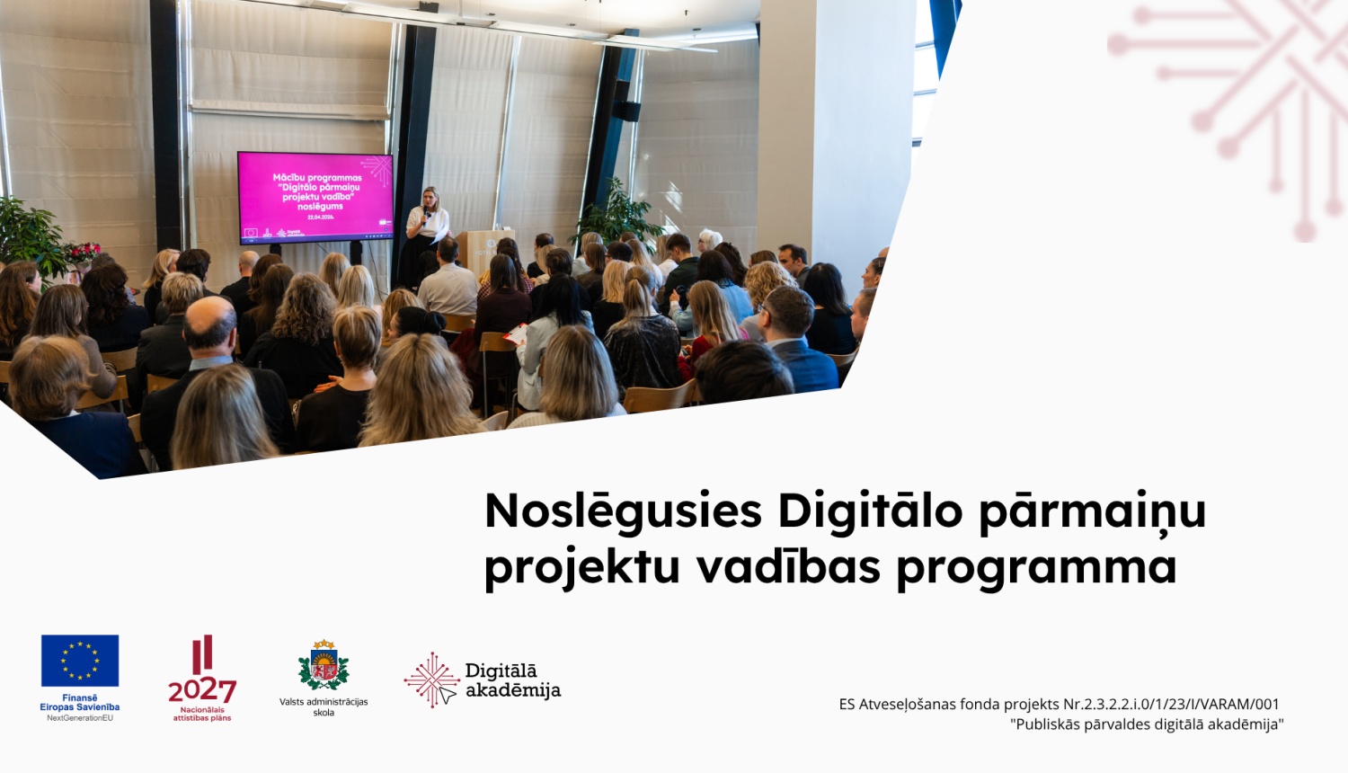 Noslēgusies Digitālo pārmaiņu projektu vadības programma