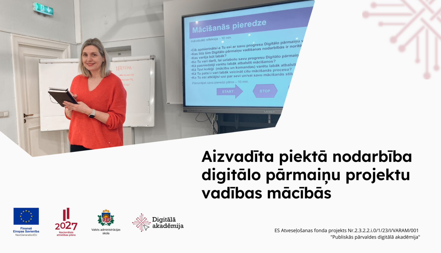 Aizvadīta piektā nodarbība