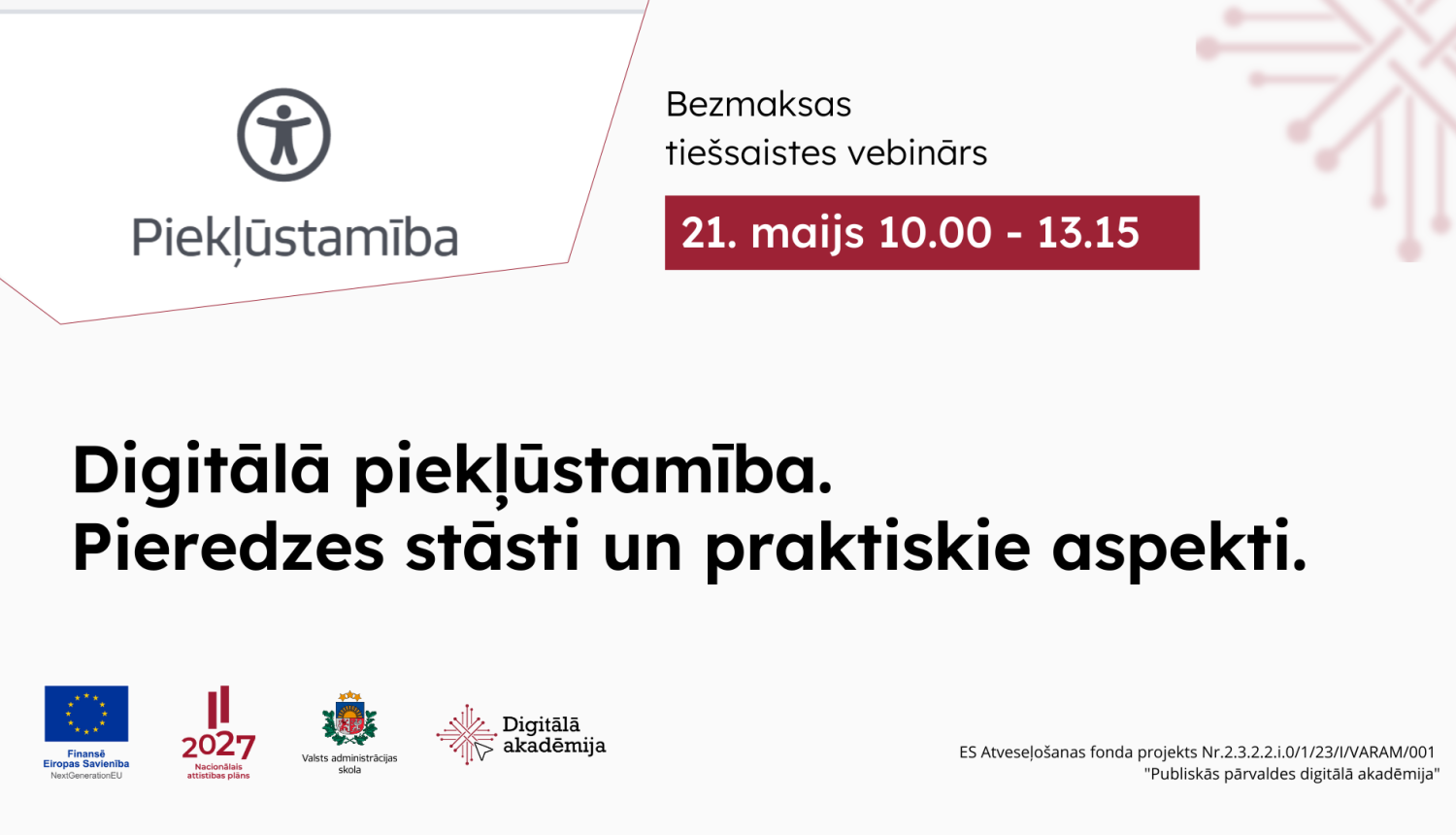 Digitālā piekļūstamība 21. maijs