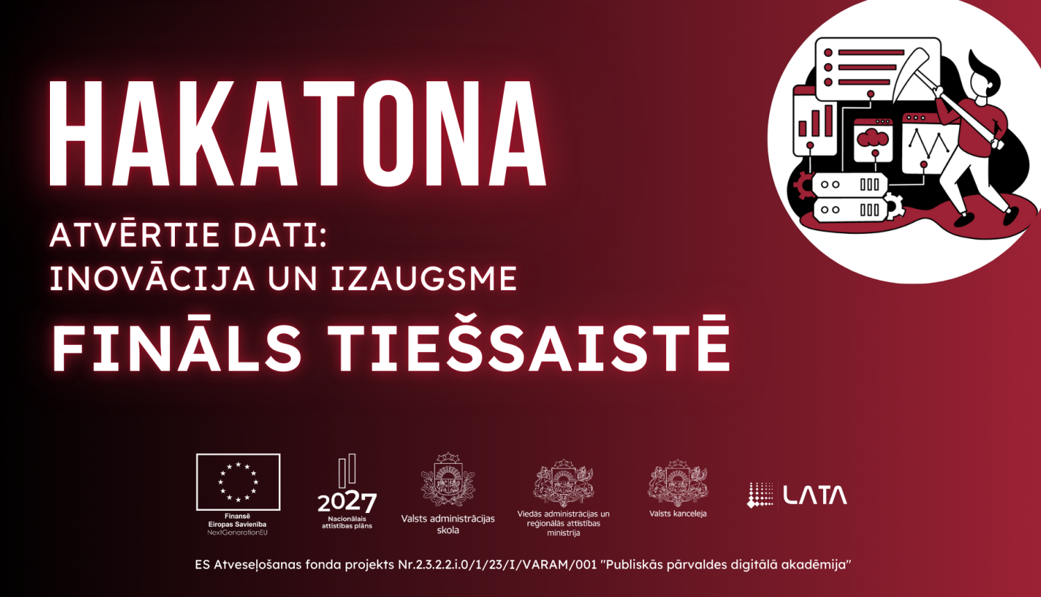 Hakatona fināls tiešsaistē