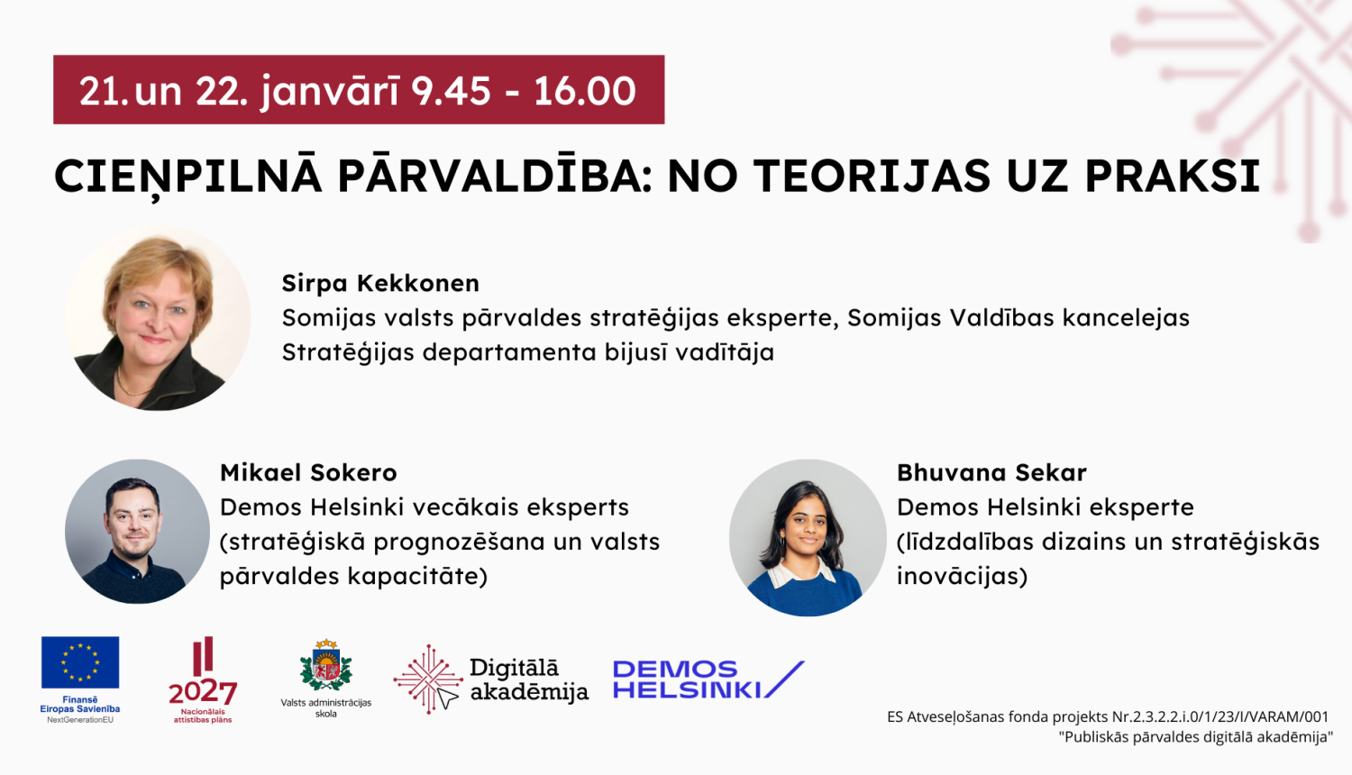 Cieņpilnas pārvaldības simpozijs