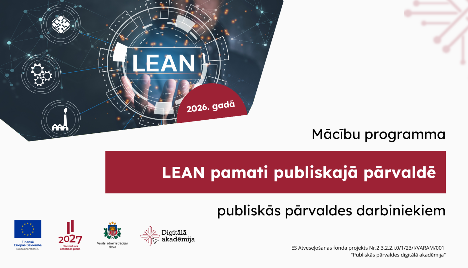 LEAN publiskajā pārvaldē